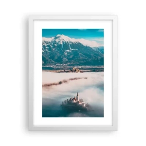 Poster in cornice bianca - L'inizio della favola - 30x40 cm