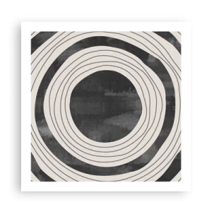 Poster - Proprio al centro - 60x60 cm