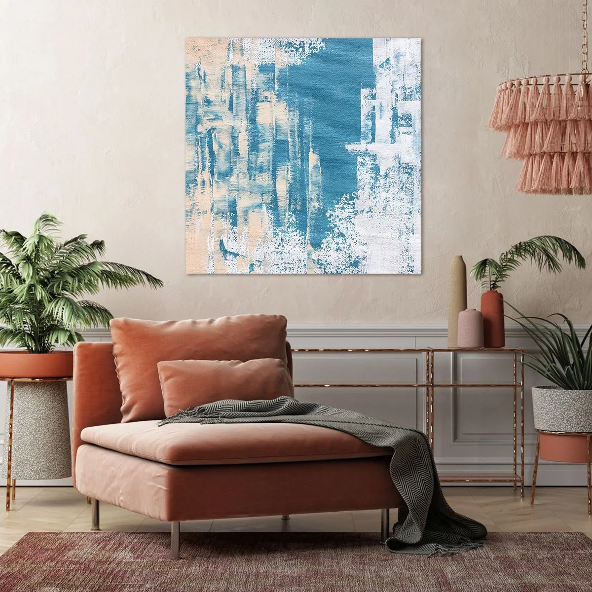 Quadro su tela - Stampe su Tela - Attraverso il ghiaccio - 60x60 cm