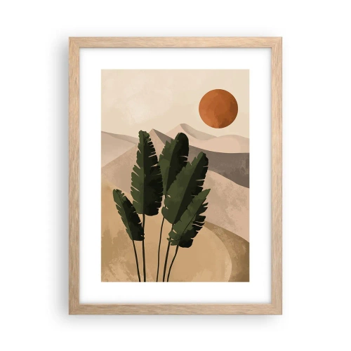 Poster in cornice rovere chiaro - Il trionfo della vita - 30x40 cm