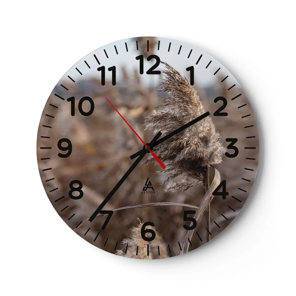 Orologio da parete - Orologio in Vetro - è tempo di volare col vento - 40x40 cm