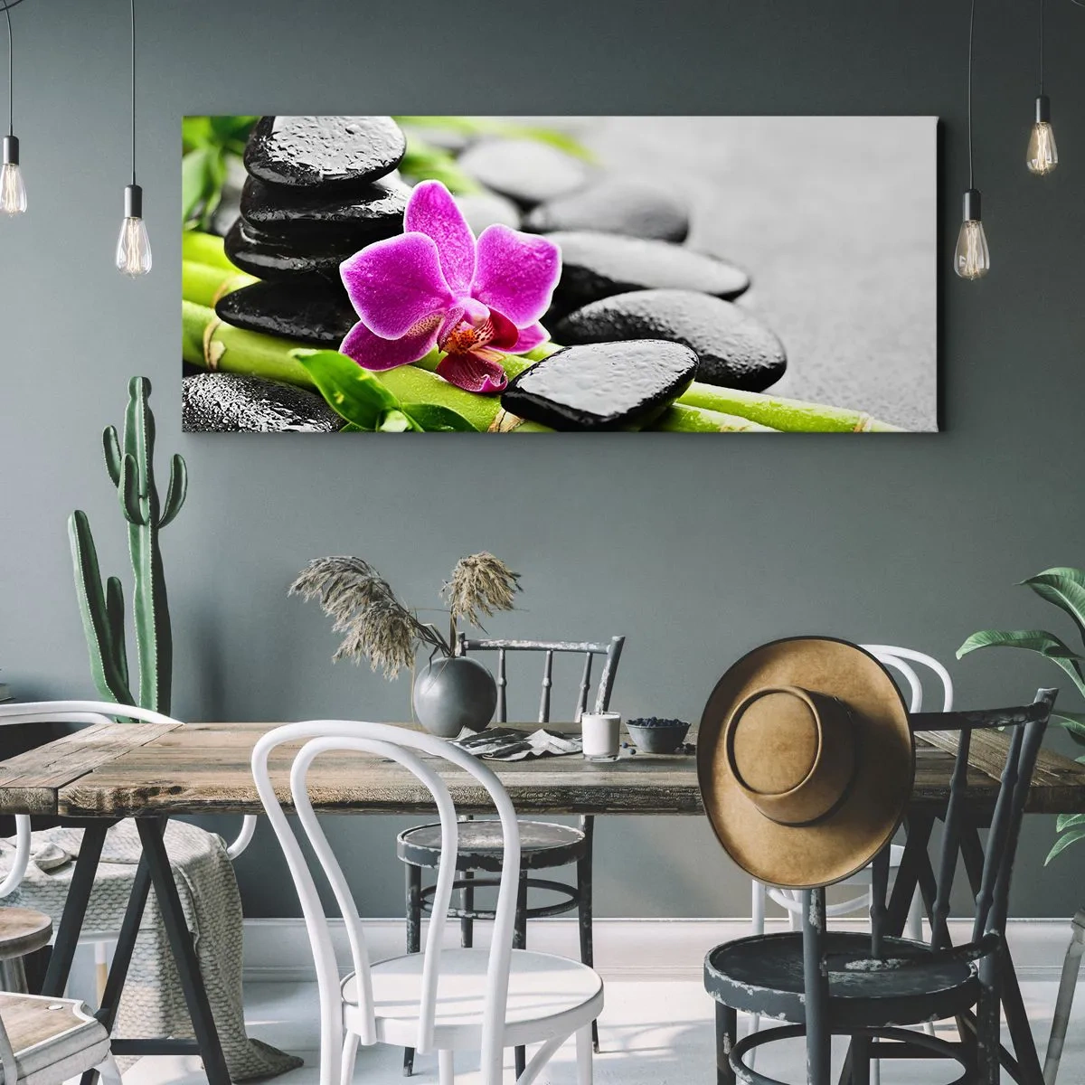 Quadro su tela - Stampe su Tela - Un tranquillo equilibrio - 100x40 cm