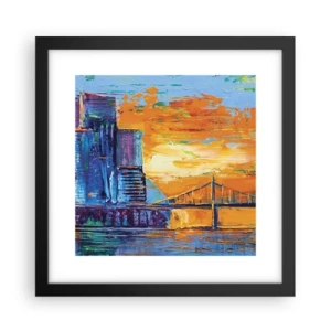 Poster in cornice nera - Cultura e natura - 30x30 cm