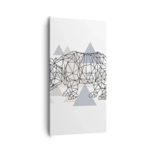 Quadro su tela - Stampe su Tela - La struttura della forza - 65x120 cm