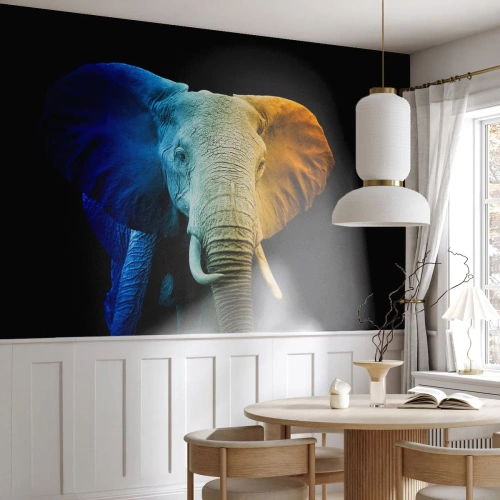 Fotomurali Autoadesivo Deluxe Sticker - Eccentrico, non strano - Astrazione, Elefante, Animali - 500x350 cm