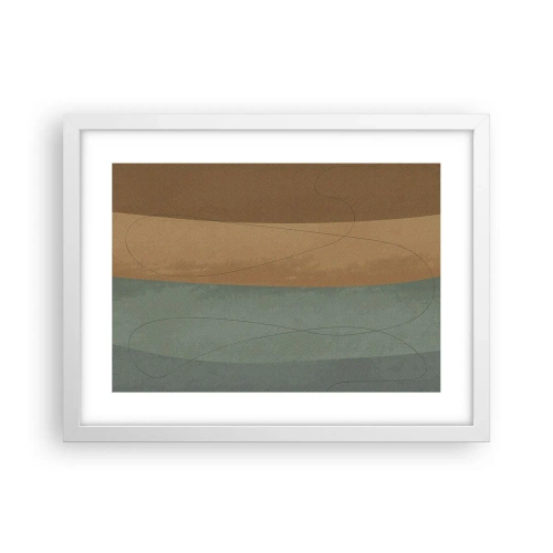 Poster in cornice bianca - Composizione orizzontale - 40x30 cm