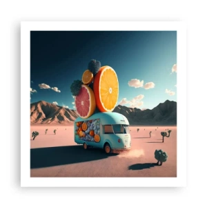 Poster - Il sapore delle vacanze - 60x60 cm