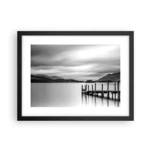 Poster in cornice nera - Mitezza e forza - 40x30 cm