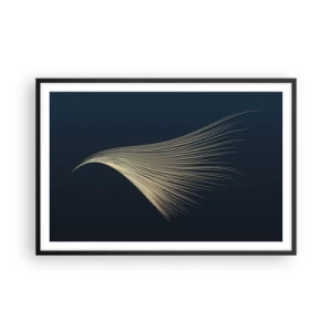 Poster in cornice nera - Come un capello d'angelo - 91x61 cm