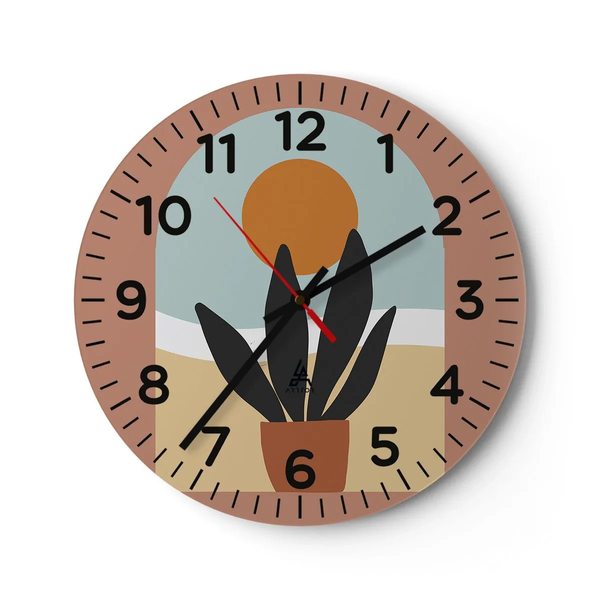 Orologio da parete - Orologio in Vetro - Piccole gioie - 30x30 cm