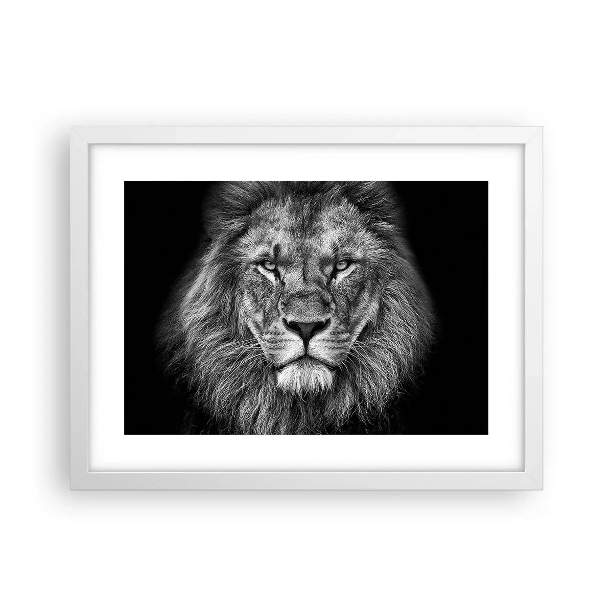 Poster in cornice bianca - Nell'abito dell'incoronazione - 40x30 cm