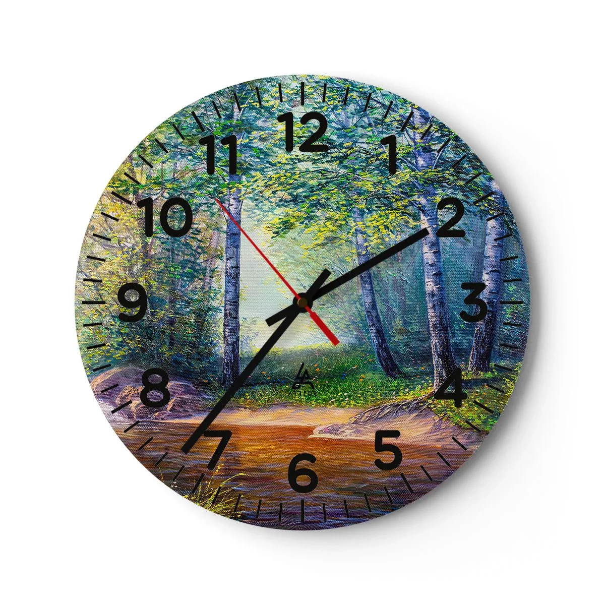 Orologio da parete - Orologio in Vetro - Scena di beatitudine - 30x30 cm