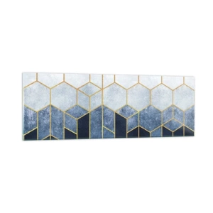 Quadro su vetro - Composizione a ritmo sincopato - 90x30 cm