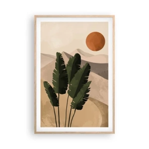 Poster in cornice rovere chiaro - Il trionfo della vita - 61x91 cm