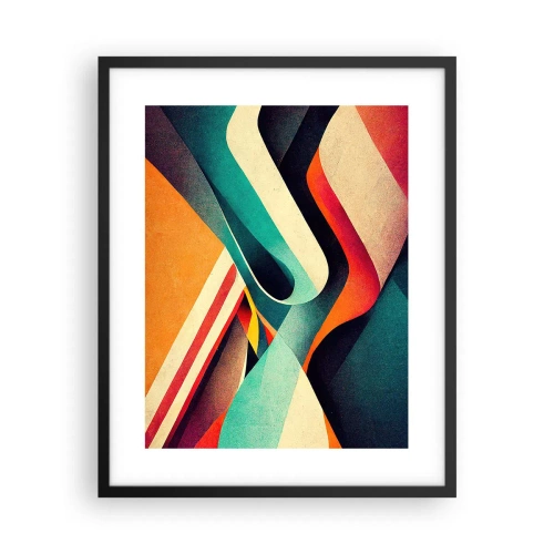Poster in cornice nera - Composizione intensa - 40x50 cm