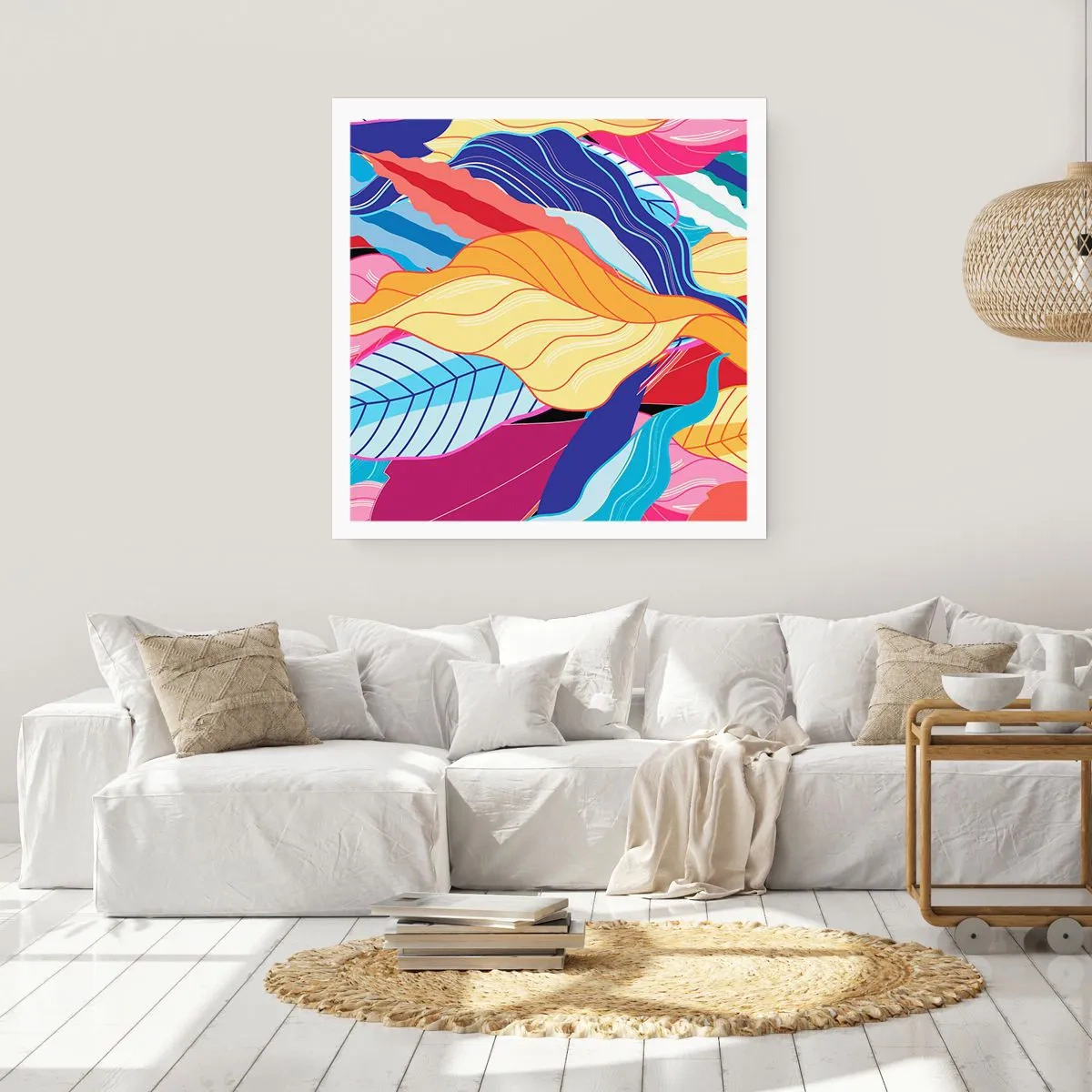 Poster - Disordine colorato - 30x30 cm