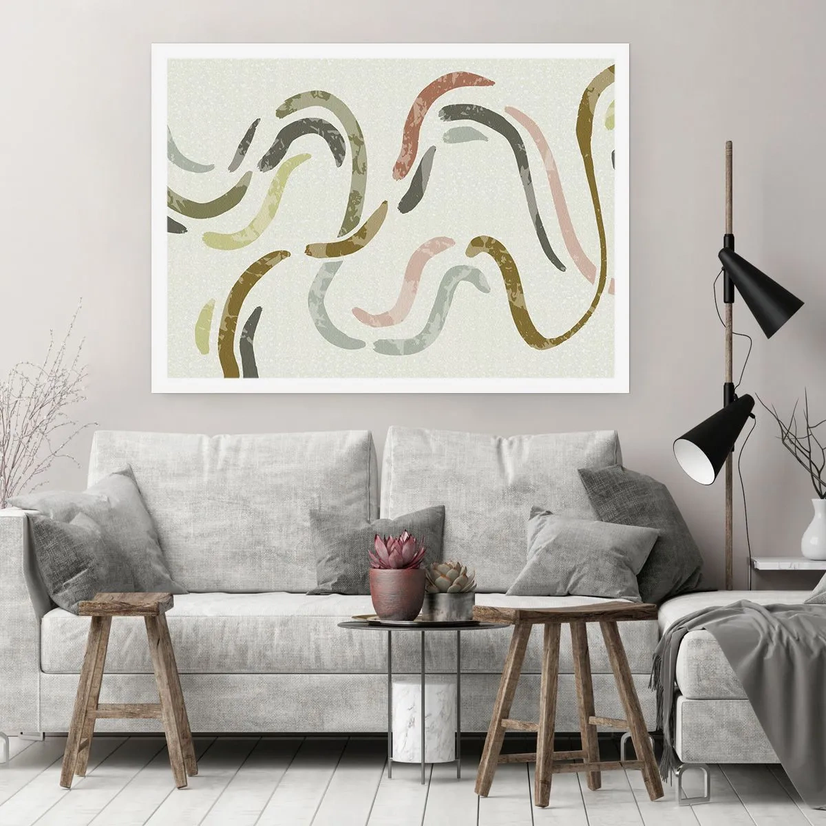 Poster - La danza gioiosa dell'astrazione - 50x40 cm