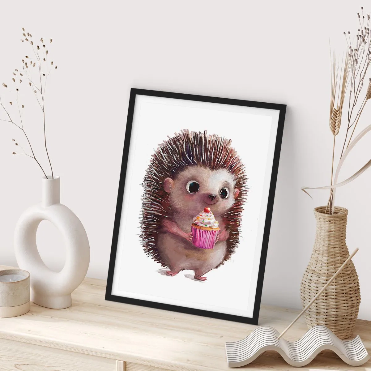 Poster in cornice nera - Festa ogni giorno - 30x40 cm