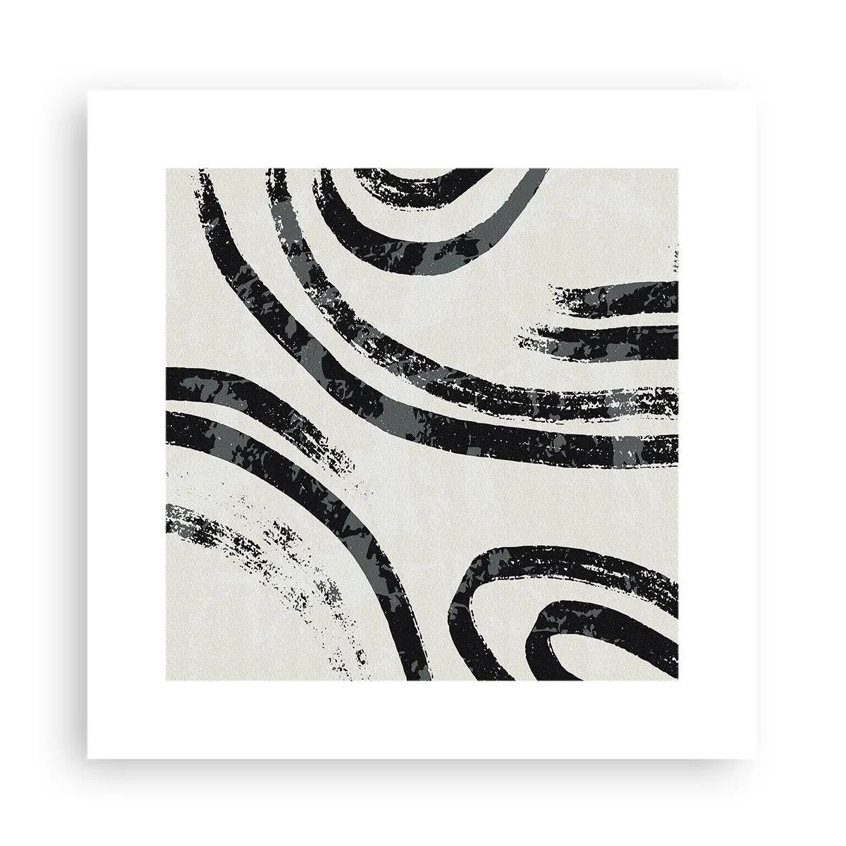 Poster - Interrotto a metà - 30x30 cm