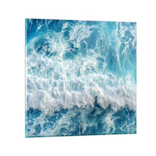 Quadro su vetro - Con gioia e saltellando - 30x30 cm