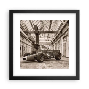 Poster in cornice nera - Il riposo del vincitore - 30x30 cm
