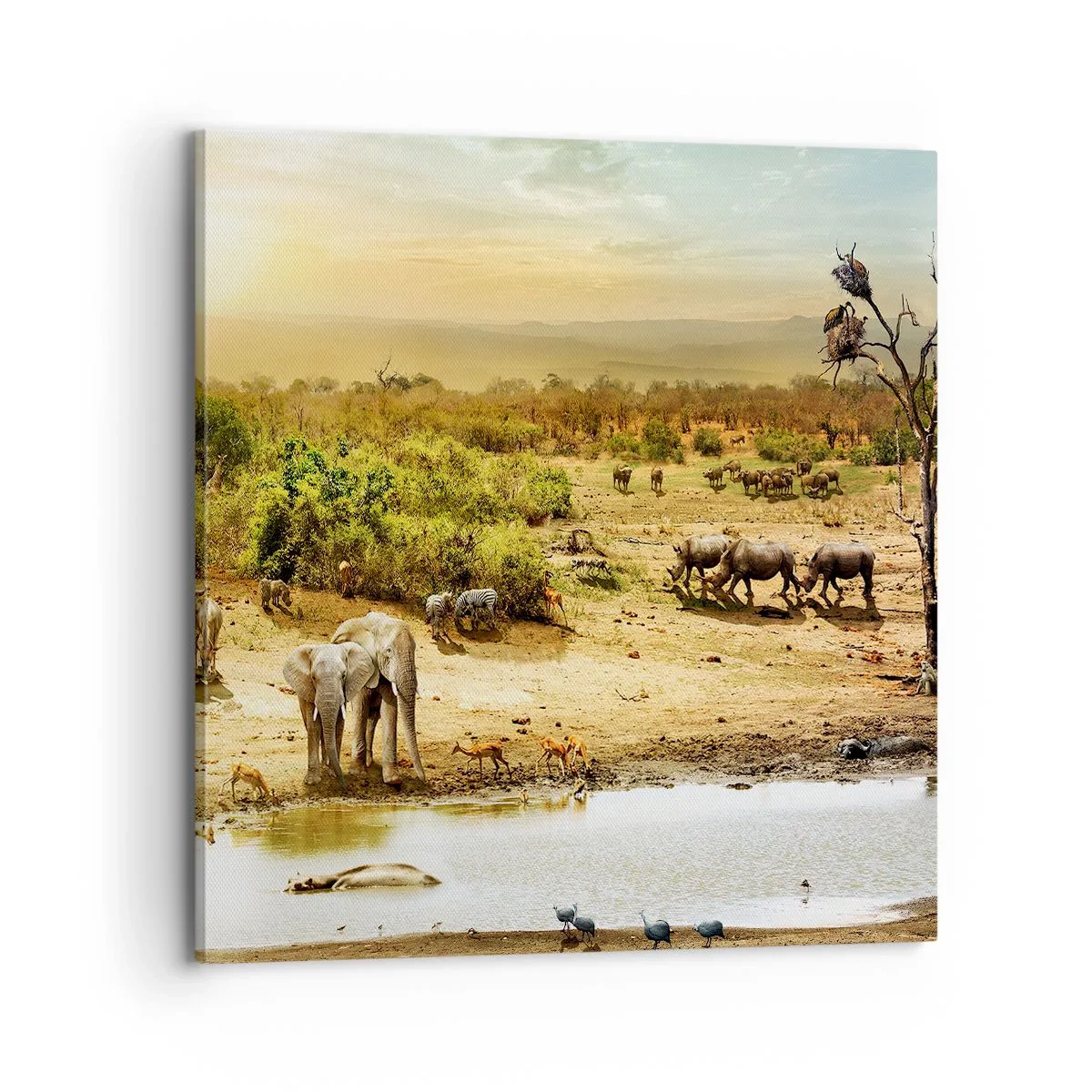 Quadro su tela - Stampe su Tela - "Un fiume usciva da Eden…" - 70x70 cm