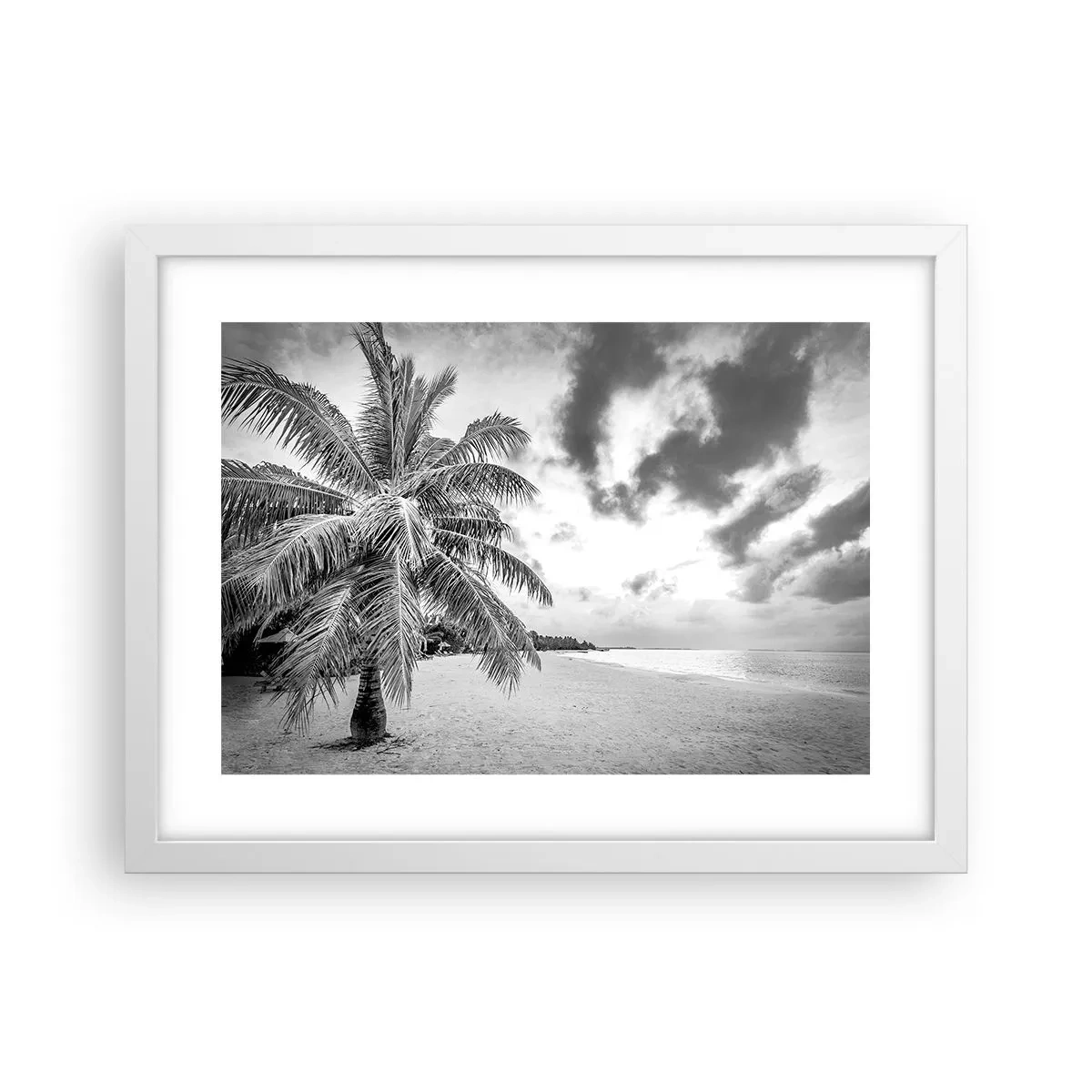 Poster in cornice bianca - Quando hai nostalgia della solitudine... - 40x30 cm