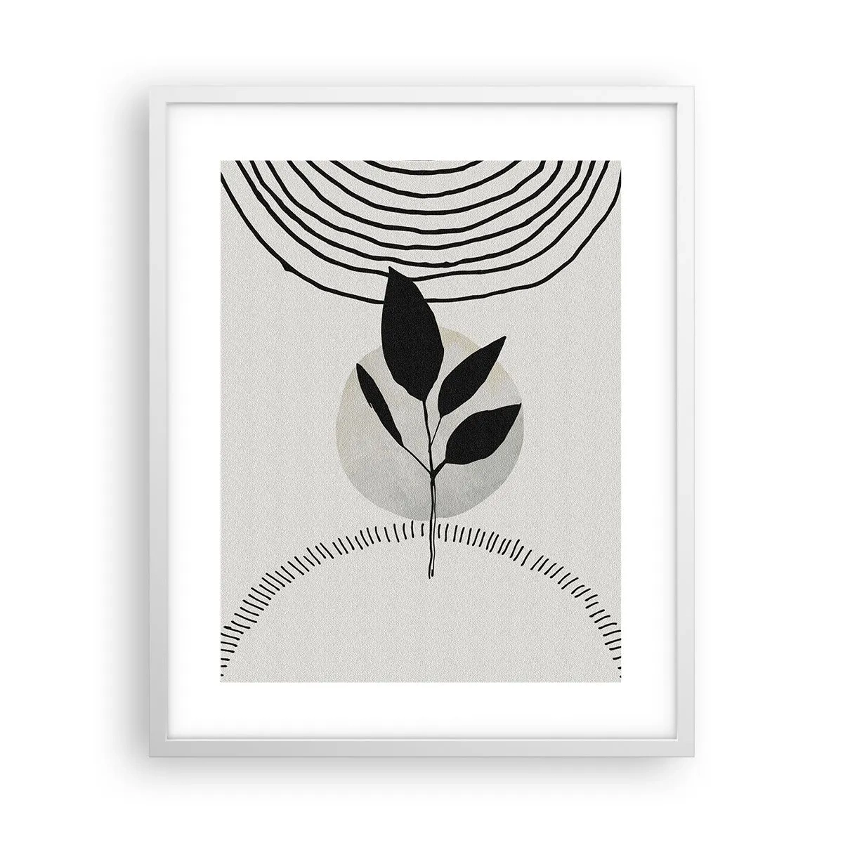 Poster in cornice bianca - Composizione: i rituali della natura - 40x50 cm