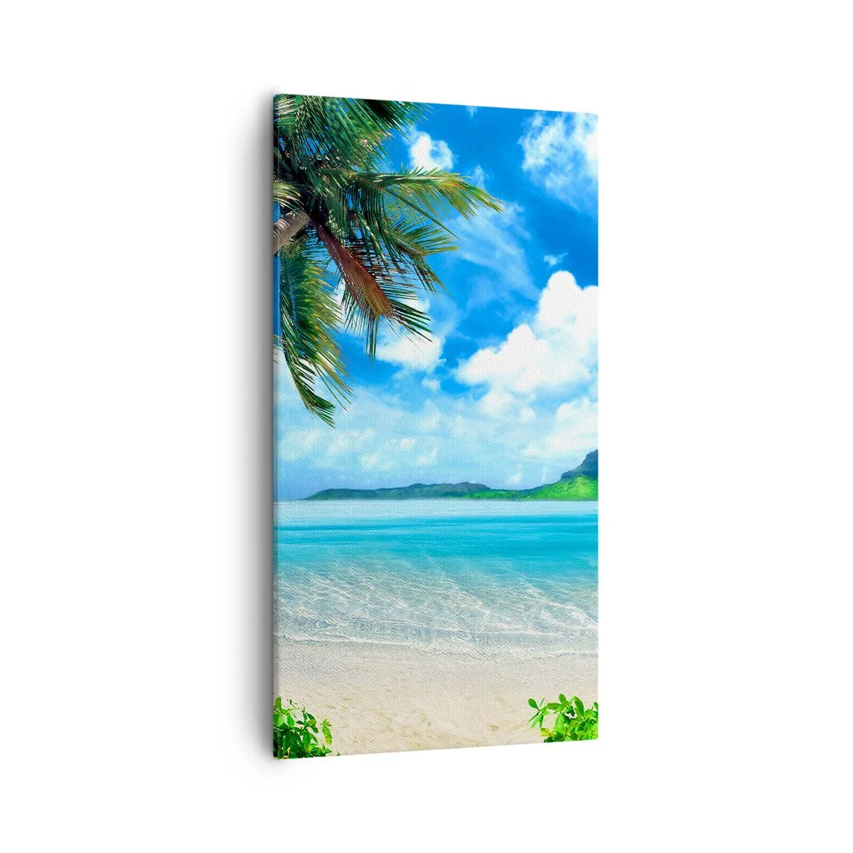 Quadro su tela - Stampe su Tela - L'azzurro dei tropici - 55x100 cm