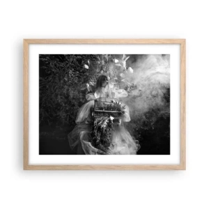 Poster in cornice rovere chiaro - Madre natura stessa - 50x40 cm