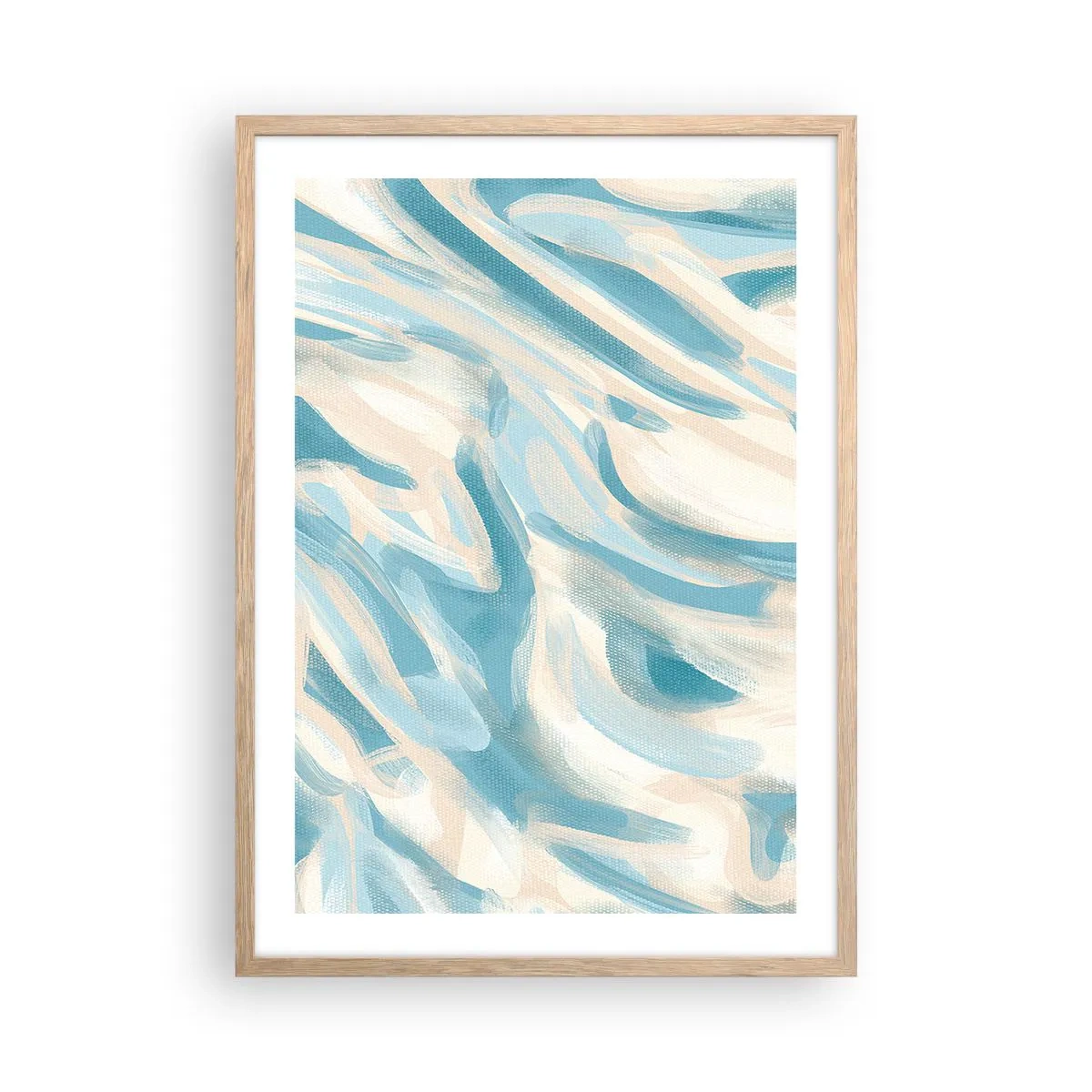 Poster in cornice rovere chiaro - Brezze primaverili - 50x70 cm