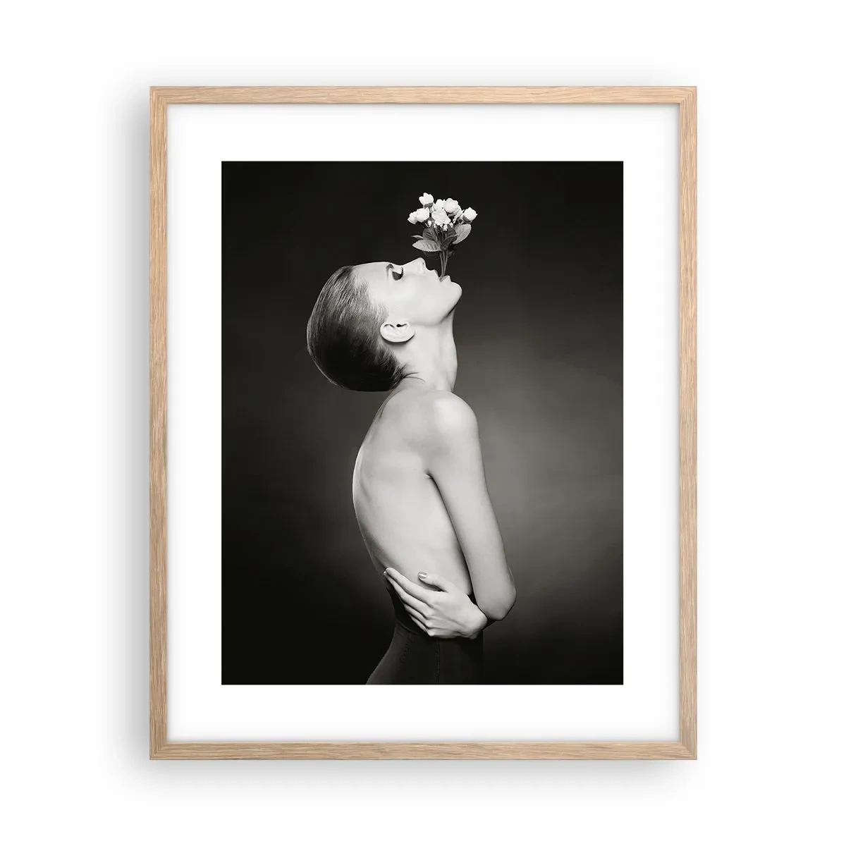 Poster in cornice rovere chiaro - Eleganza eccentrica - 40x50 cm