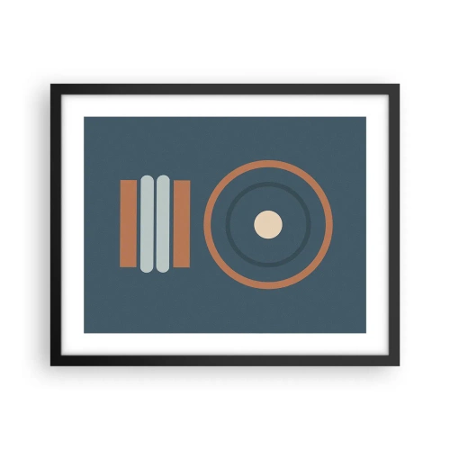 Poster in cornice nera - L'essenza delle cose - 50x40 cm