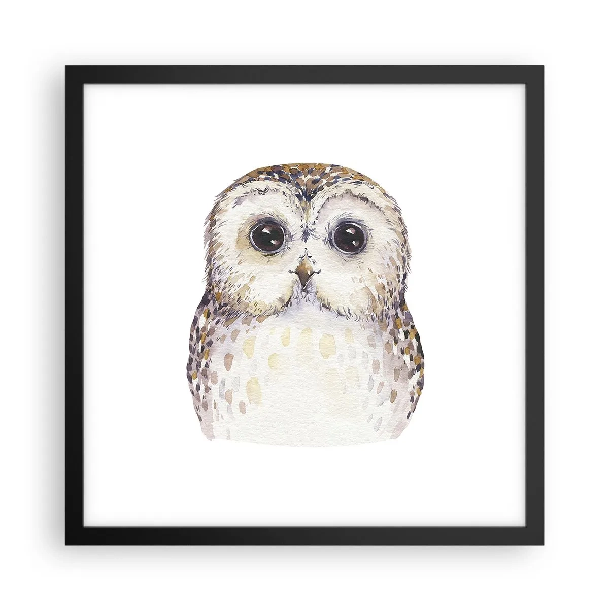 Poster in cornice nera - Guardami negli occhi - 40x40 cm