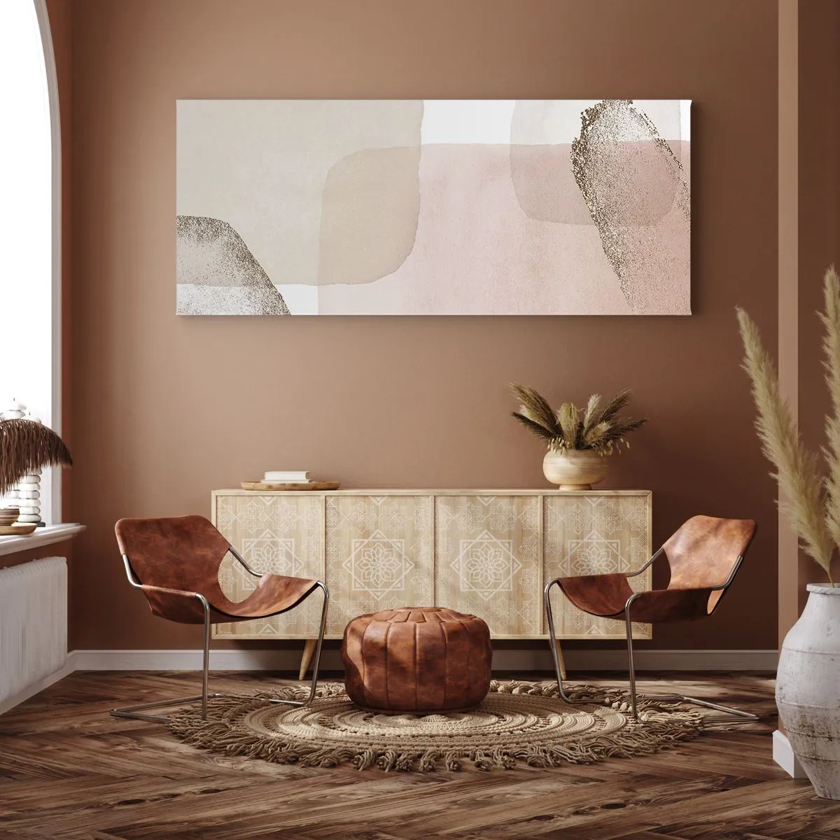 Quadro su tela - Stampe su Tela - Incontro attraverso il colore - 100x40 cm
