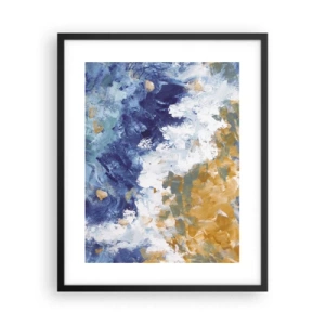 Poster in cornice nera - La danza degli elementi - 40x50 cm