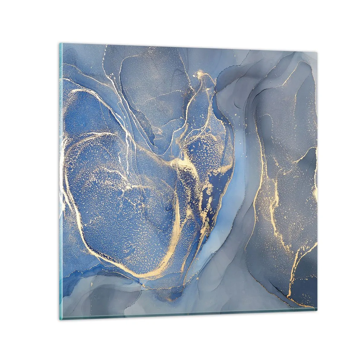 Quadro su vetro - Polvere d'oro - 50x50 cm
