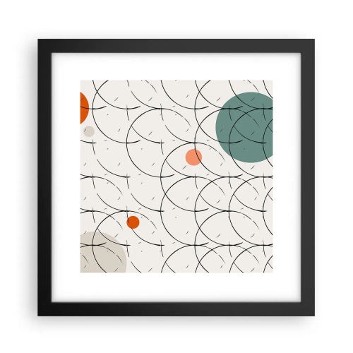 Poster in cornice nera - Nello spirito della pop-art - 30x30 cm