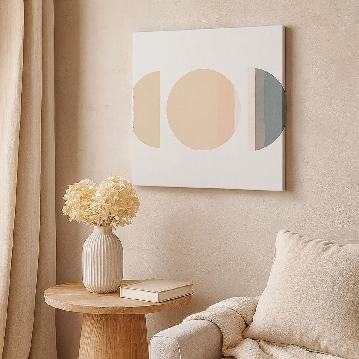 Quadro su tela - Stampe su Tela - Un cerchio dopo l'altro - 30x30 cm