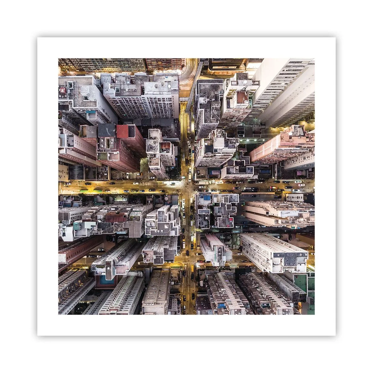 Poster - Saluti da Hong Kong - 50x50 cm