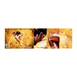 Campione di Fotomurale Adesivo Deluxe Sticker - Nuda, ma sempre misteriosa - Donna, Atto, Pezzo - 100x30 cm