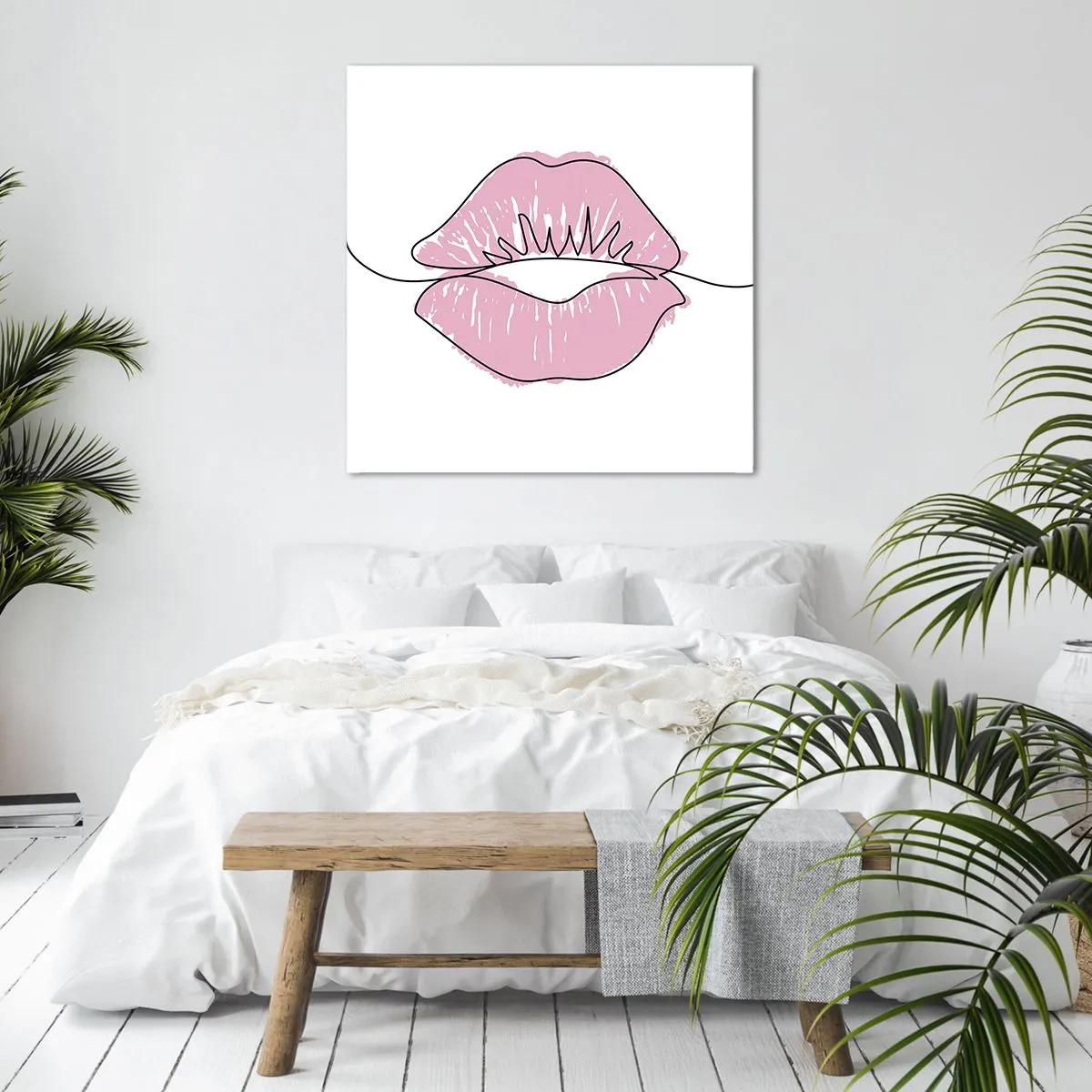 Quadro su tela - Stampe su Tela - Pronti al bacio? - 70x70 cm