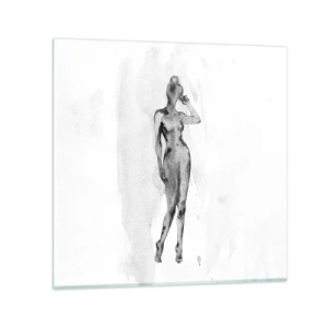 Quadro su vetro - Studio di ideale di bellezza - 30x30 cm