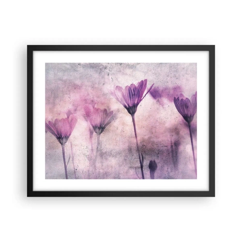 Poster in cornice nera - Il sogno dei fiori - 50x40 cm