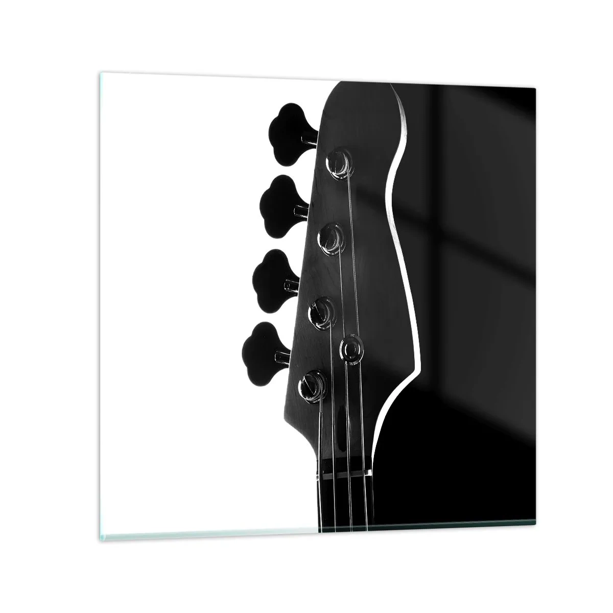 Quadro su vetro - Silenzio rock - 30x30 cm