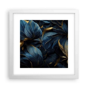 Poster in cornice bianca - Foderati d'oro - 30x30 cm