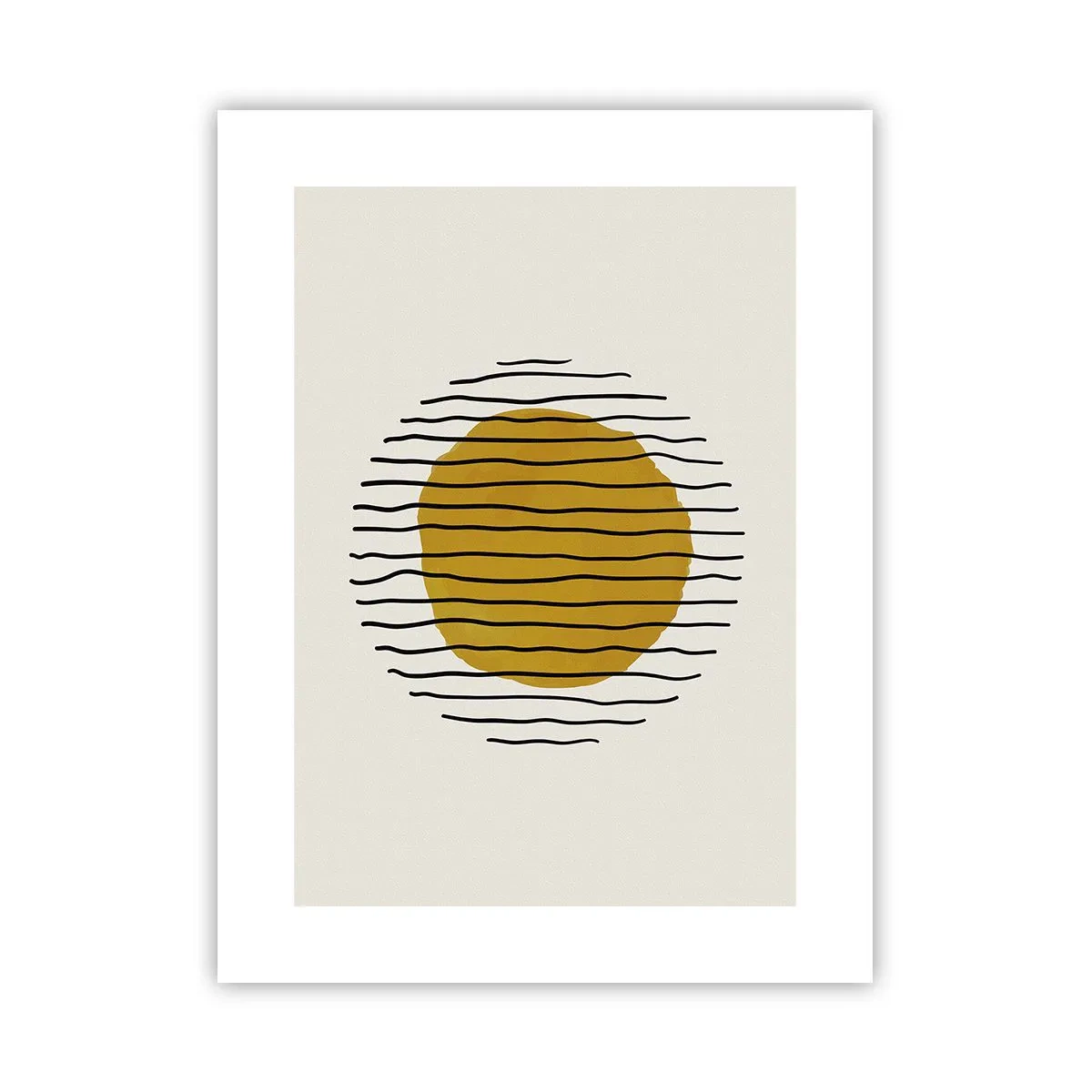 Poster - Astrazione fremente di calore - 30x40 cm