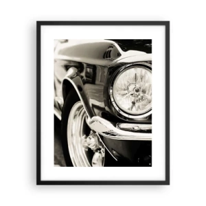 Poster in cornice nera - Bellezza intramontabile - 40x50 cm