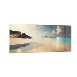 Quadro su vetro - Giornata ideale - 100x40 cm