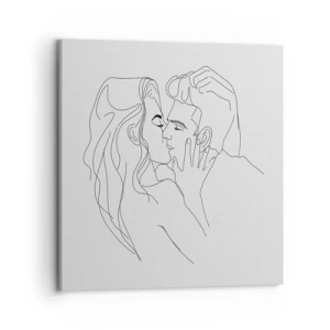 Quadro su tela - Stampe su Tela - La stessa linea - 70x70 cm